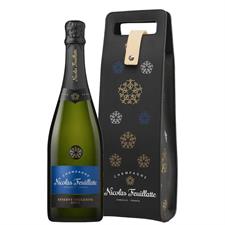 CHAMPAGNE RES.EXC.BRUT NICOLAS FEUILLATTE CL.75 ASTUCCIO