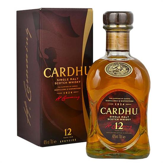 CARDHU 12 ANNI WHISKY CL.70 ASTUCCIATO